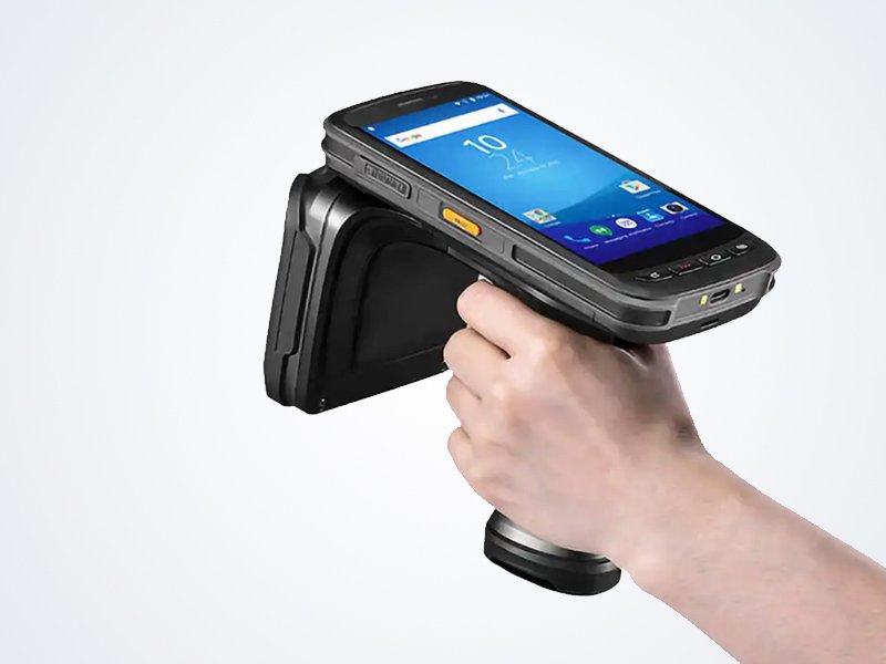 C72 Reader Long Range NFC HF 13.56 900Mhz Rechargeable Mobile Portable UHF RFID Tag Reader For Warehouse 