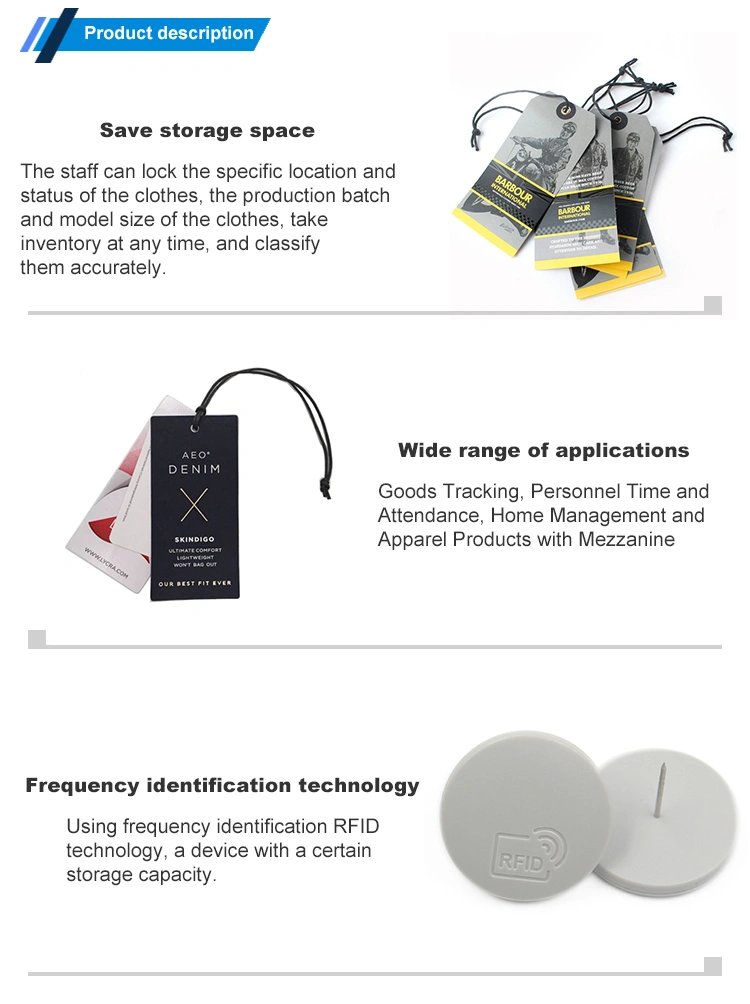UHF RFID garment tags