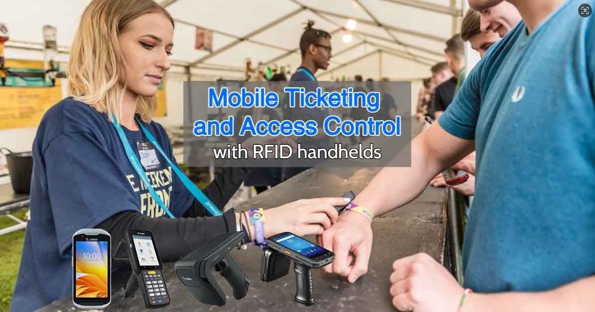 Access control with RFID handheld reader