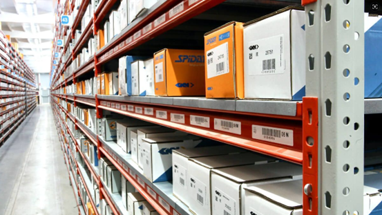 RFID tags used in warehouse for efficient inventory tracking